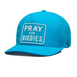 Prey For Birdies Patch Perforated Nylon Snapback Hat Mosaic