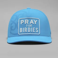 Prey For Birdies Patch Perforated Nylon Snapback Hat Mosaic