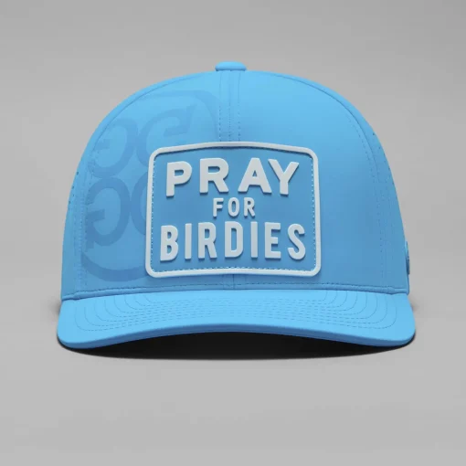 Prey For Birdies Patch Perforated Nylon Snapback Hat Mosaic