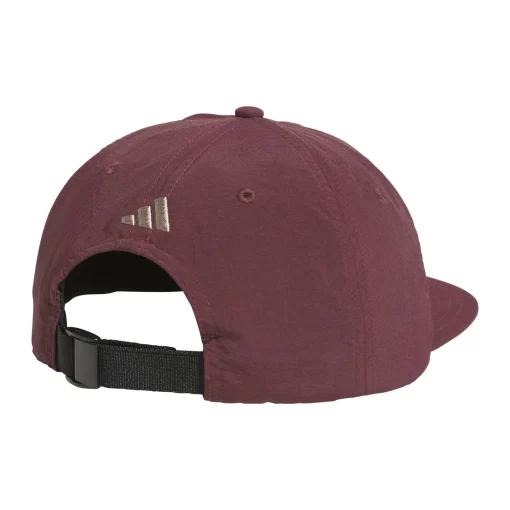 Puff Print Double Cut 5-Panel Cap Aurora Ruby