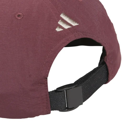 Puff Print Double Cut 5-Panel Cap Aurora Ruby