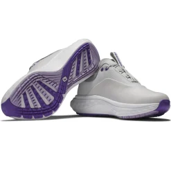 Quantum Golf Shoes Grey/White/Purple