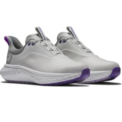 Quantum Golf Shoes Grey/White/Purple