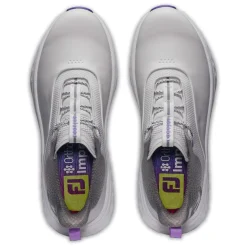 Quantum Golf Shoes Grey/White/Purple