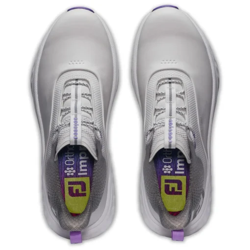 Quantum Golf Shoes Grey/White/Purple