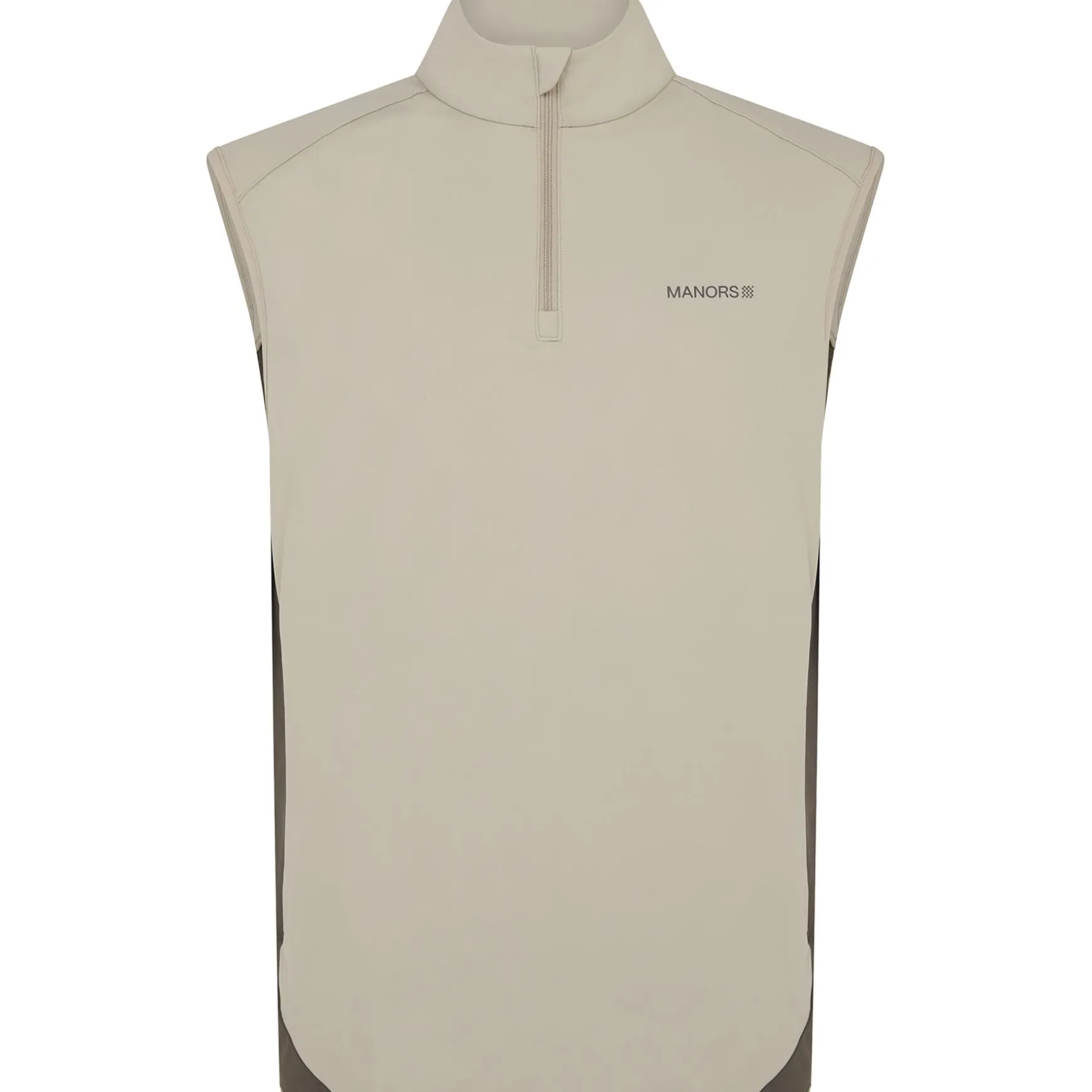Quarter Zip Tech Gilet Greige