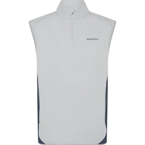 Quarter Zip Tech Gilet Sky Grey