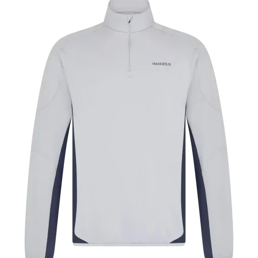 Quarter Zip Tech Mid Layer Blue