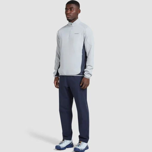 Quarter Zip Tech Mid Layer Blue