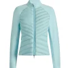 Quilted Nylon Interlock Hybrid Jacket Daybreak