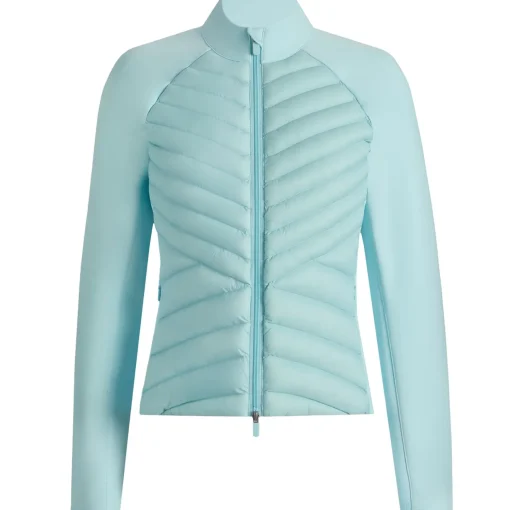 Quilted Nylon Interlock Hybrid Jacket Daybreak