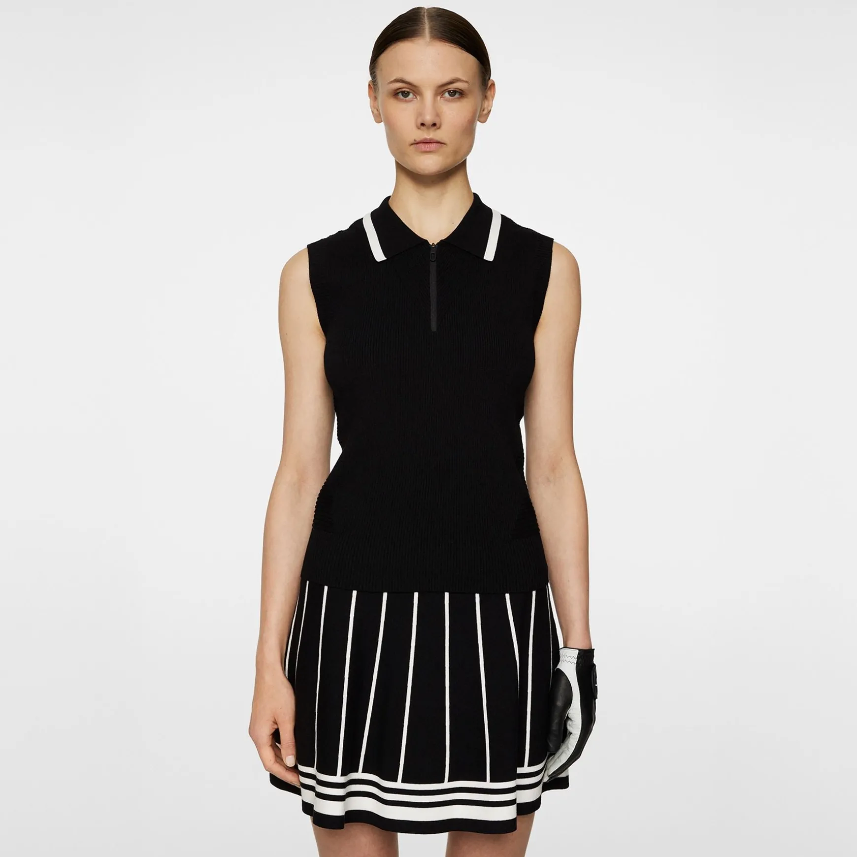 Ramona Knitted Polo Black