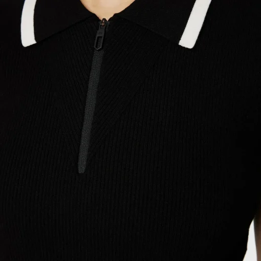 Ramona Knitted Polo Black