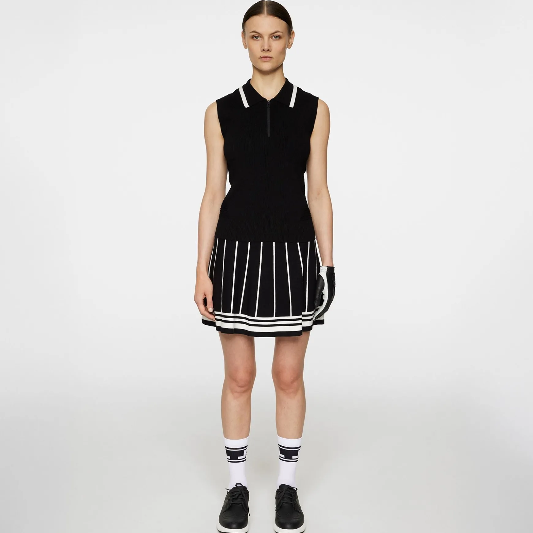 Ramona Knitted Polo Black