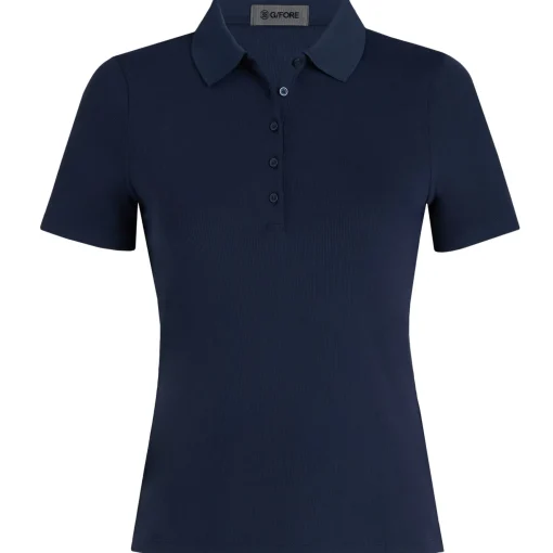Ribbed Tech Nylon Polo Twilight
