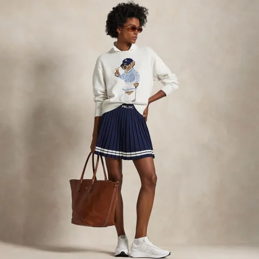RLX Bear Sweater White Splash Multi
