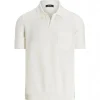 RLX Cotton Knit Sweater Polo White Splash