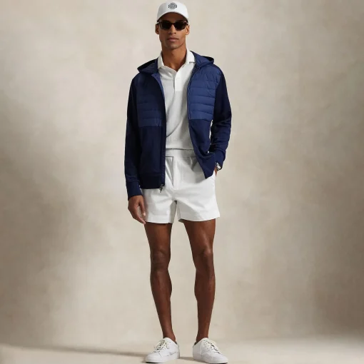 RLX Full Zip Hooded Hybrid Jacket Refined Navy