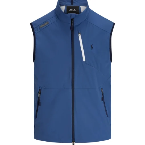 RLX Full Zip Woven Gilet Old Royal