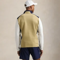 RLX Half Zip Crest Mock Neck Mid Layer Refined Navy Multi