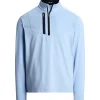 RLX Half Zip Stretch Jersey Mid Layer Office Blue