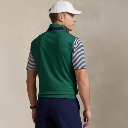 RLX Half Zip Stretch Jersey Gilet Kelly Green