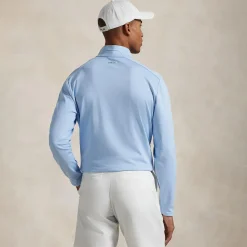 RLX Half Zip Stretch Jersey Mid Layer Office Blue