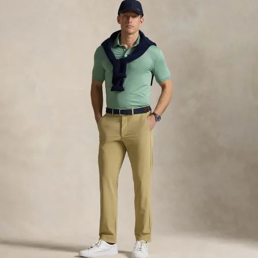 RLX Tailored Fit Airflow Jersey Polo Faded Mint