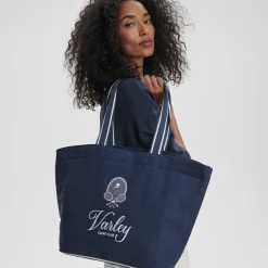 Robinson Canvas Club Tote Bag Blue Nights/White