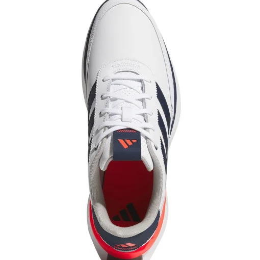S2G Spikeless Leather 24 Golf Shoes White/Navy/Red