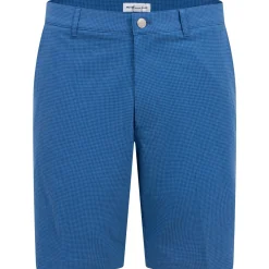 Shackleford Gingham Performance Hybrid Shorts Sailor Blue