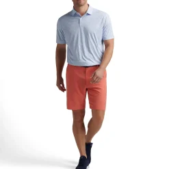 Shackleford Gingham Performance Hybrid Shorts Azalea
