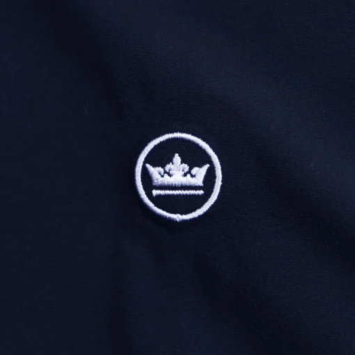 Shield Half Zip Rain Shell Classic Fit Waterproof Jacket Navy