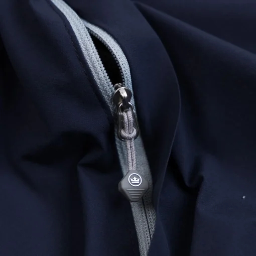 Shield Half Zip Rain Shell Classic Fit Waterproof Jacket Navy