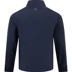 Shield Half Zip Rain Shell Classic Fit Waterproof Jacket Navy