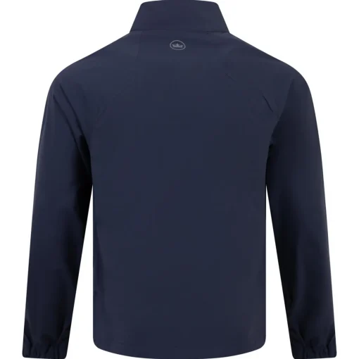 Shield Half Zip Rain Shell Classic Fit Waterproof Jacket Navy