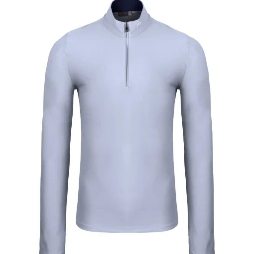 Shift Half Zip Mid Layer Powder Blue