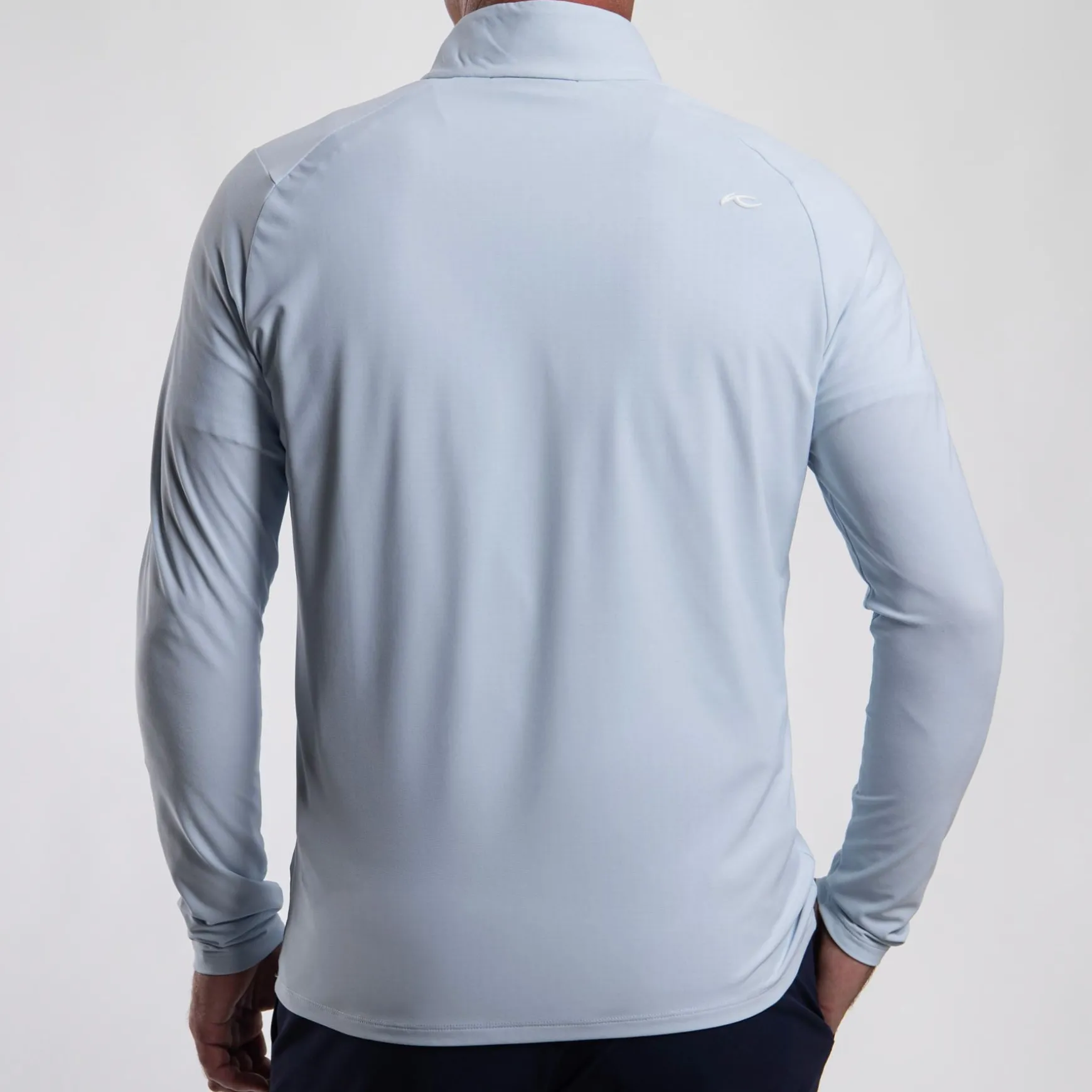 Shift Half Zip Mid Layer Powder Blue