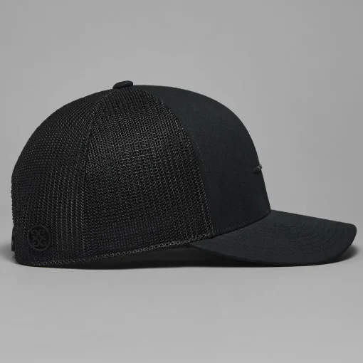 Silicone Tee Trucker Hat Onyx