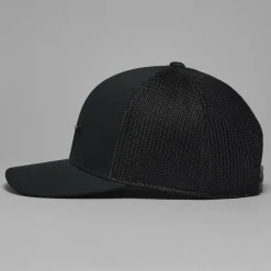Silicone Tee Trucker Hat Onyx