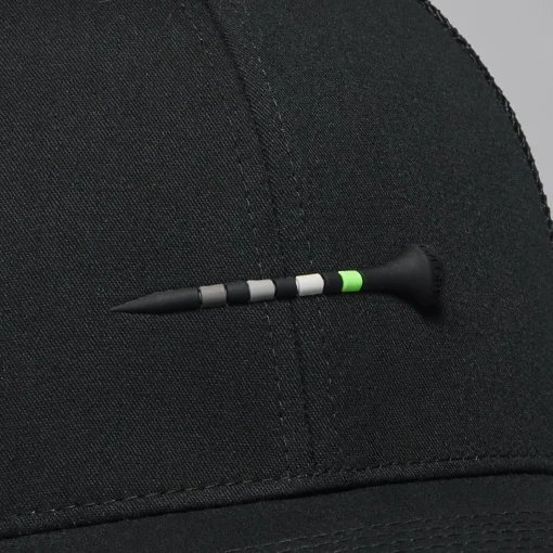 Silicone Tee Trucker Hat Onyx