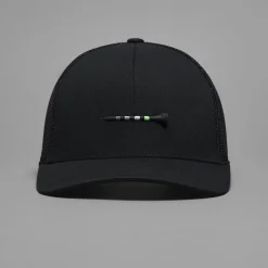 Silicone Tee Trucker Hat Onyx