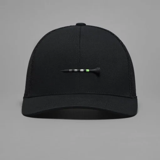 Silicone Tee Trucker Hat Onyx
