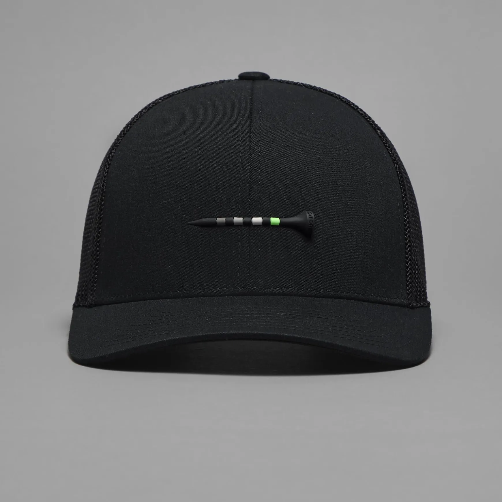 Silicone Tee Trucker Hat Onyx