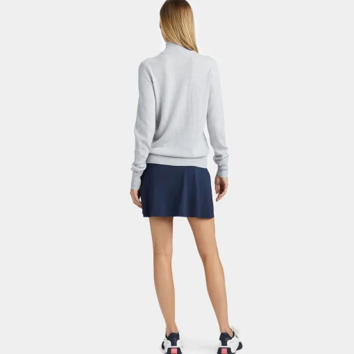 Silky Tech Nylon Skirt Twilight