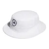 Solid Cotton Bucket Hat White