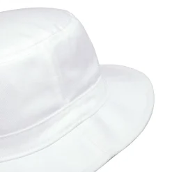 Solid Cotton Bucket Hat White