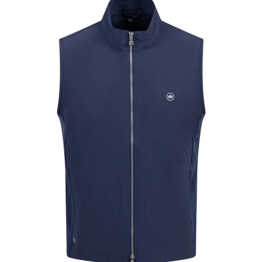 Solstice Performance Hybrid Full Zip Gilet Navy