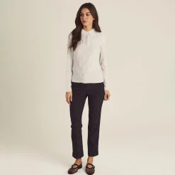 Sophie LS Polo Ivory