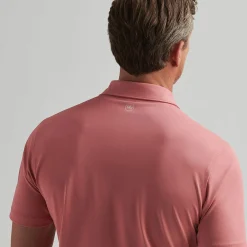 Soul Performance Mesh Polo Pink Crepe